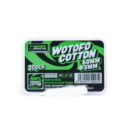 Wotofo -  Agleted organic cotton (3MM)