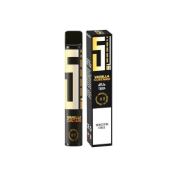 5 EL Einweg E-Zigarette - Vanilla Custard 0mg (SB)