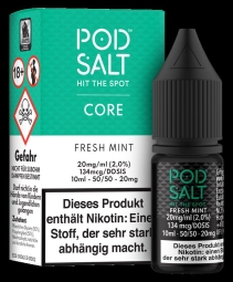Pod Salt Core - Fresh Mint 10 ml Nikotinesalzt Liquid 20...