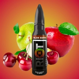 Riot Squad - Black Edition - Sour Cherry &amp; Apple...
